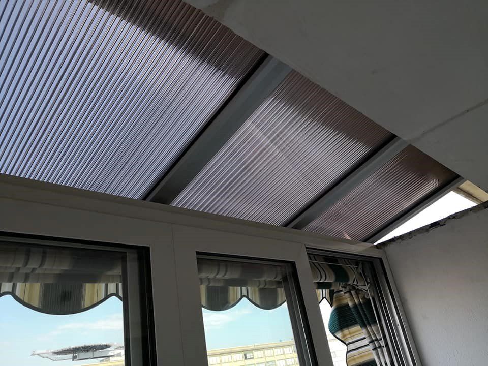 tetto veranda in plastica