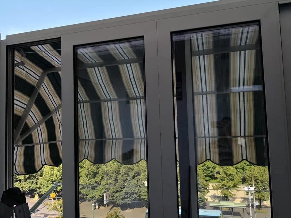 porta a vetri della veranda