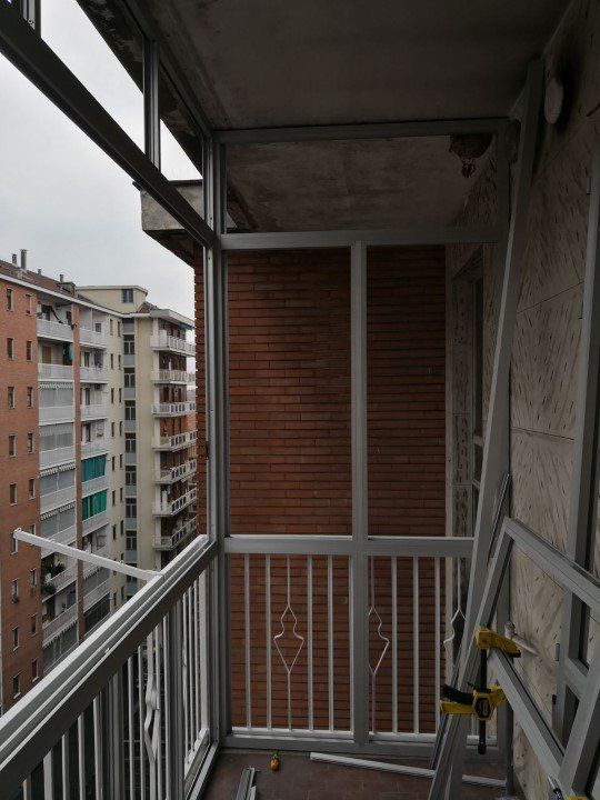 terrazzo con tettoia