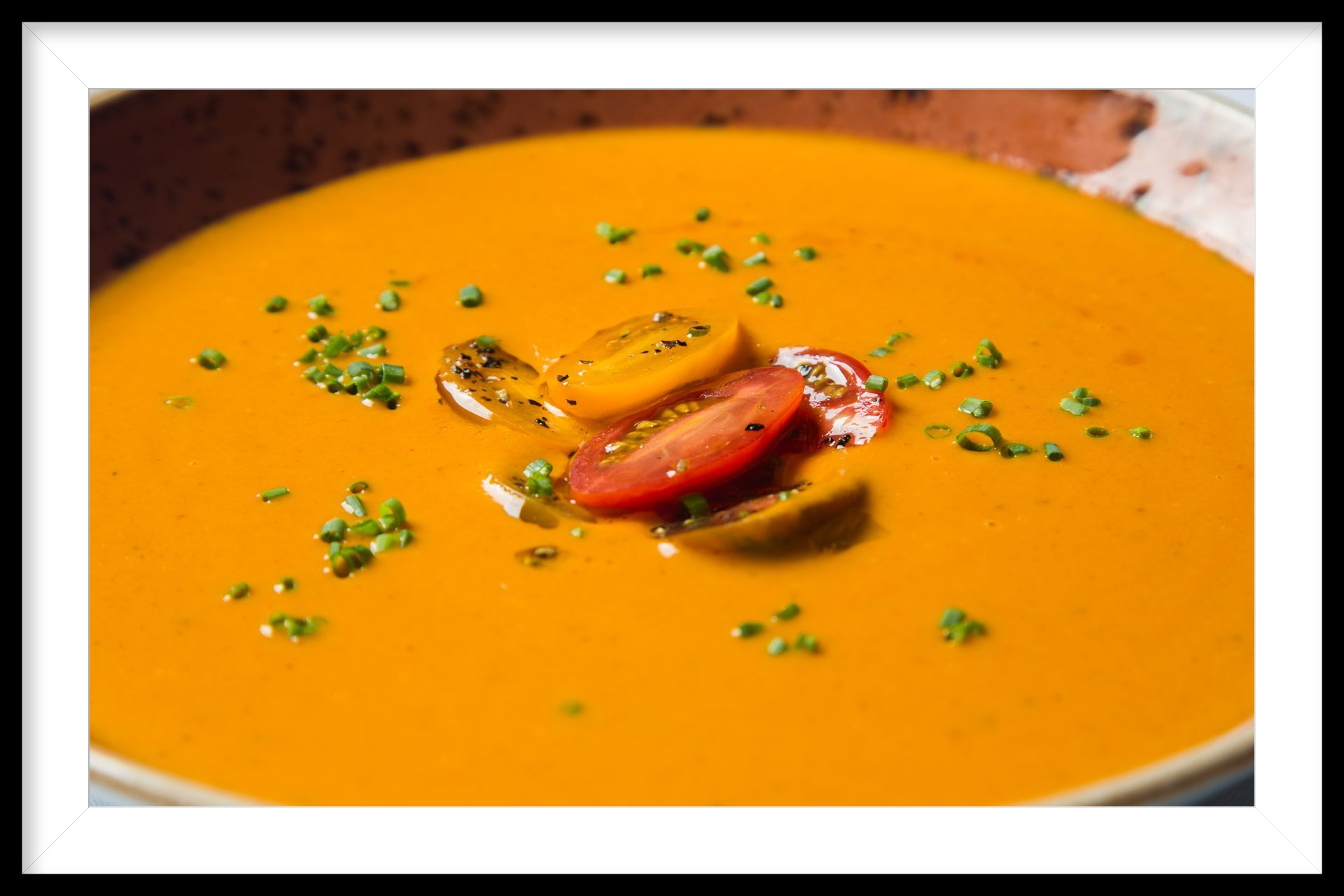 Cream of tomato fennel soup by Chef Pliska