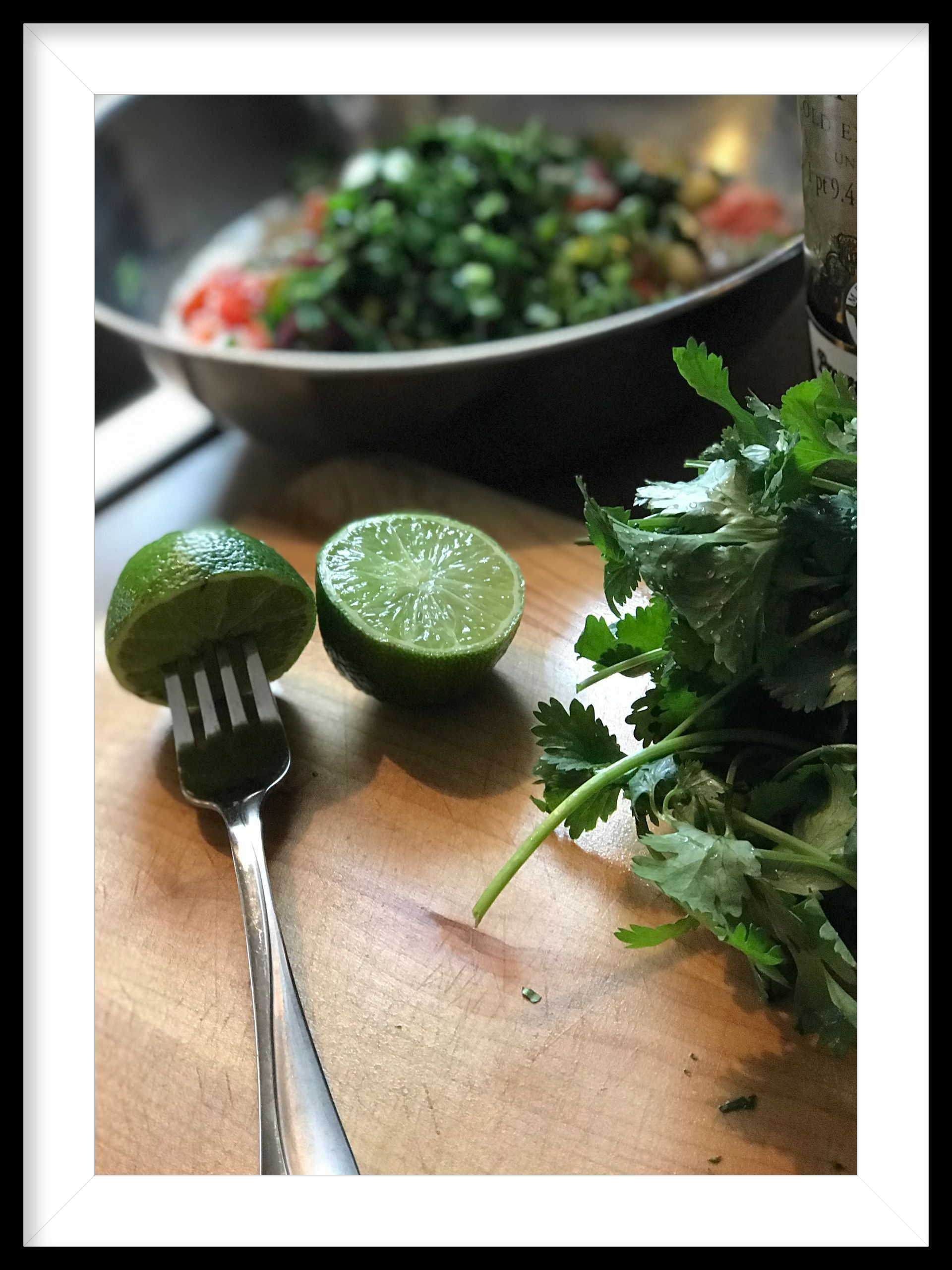 Lime adds a slight acidic finish to the salsa