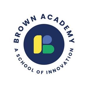 The logo for the brown academy school of innovation