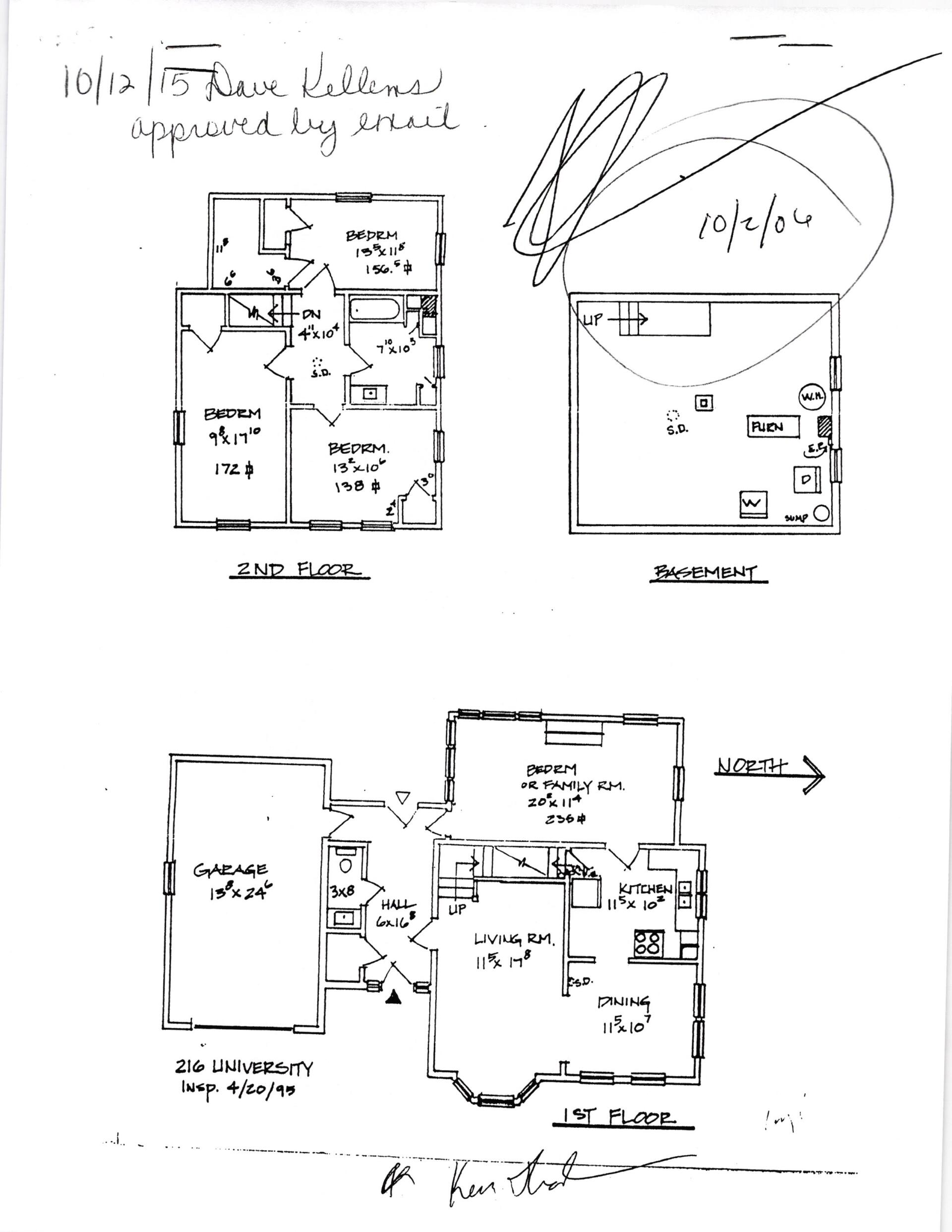 216 N University floor plan
