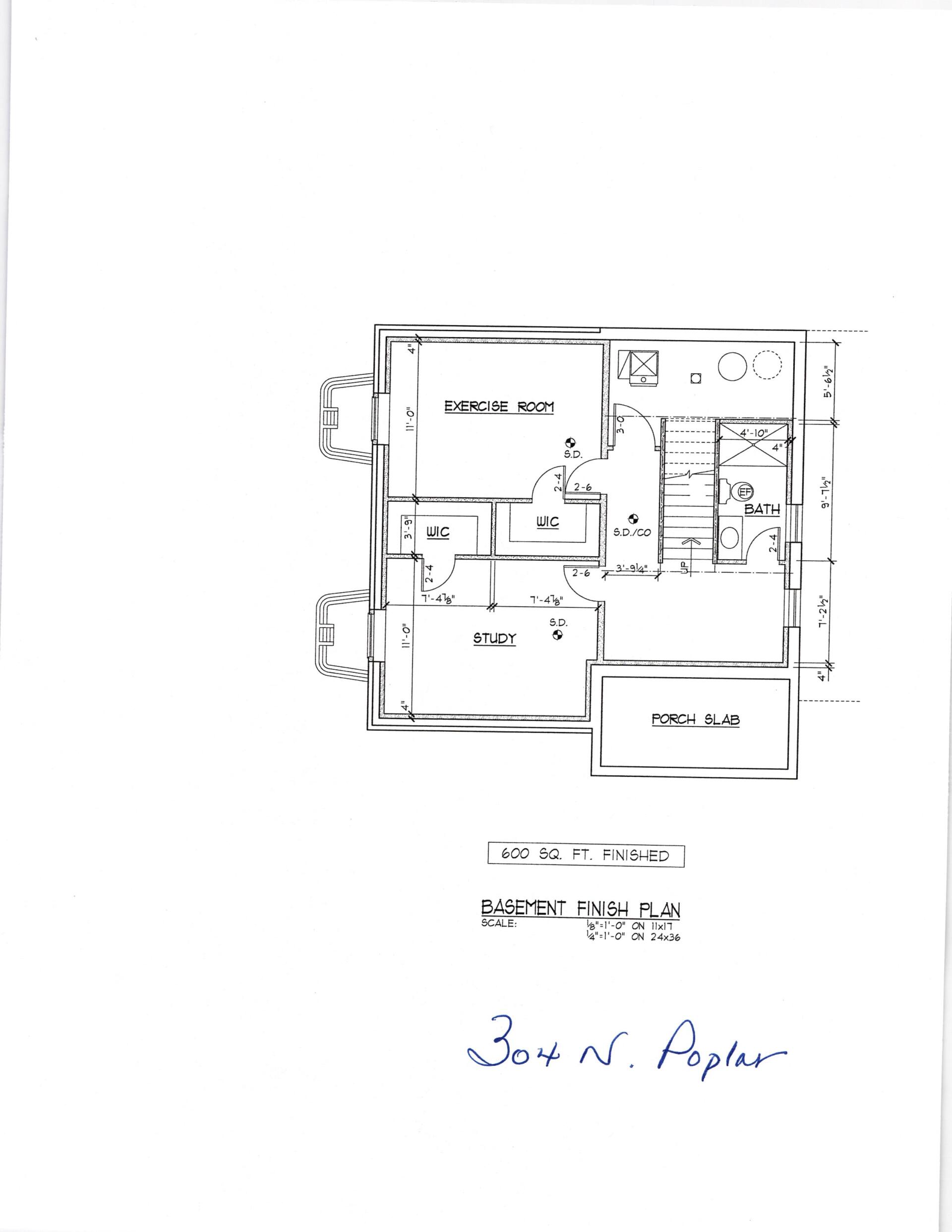 304 N Poplar St floor plan