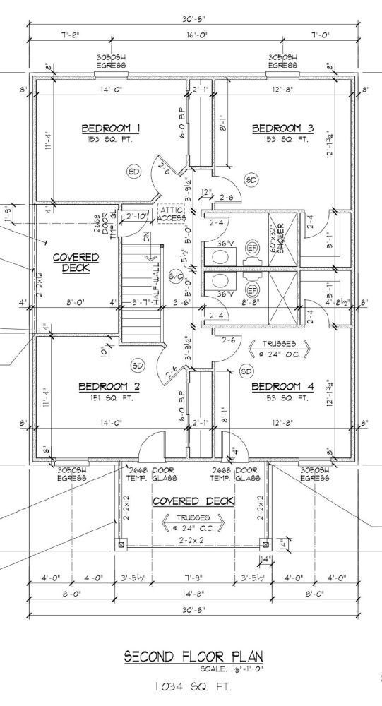 306 University second floor plan