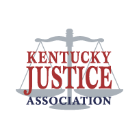 Kentucky Justice Association logo: scales of justice over text.