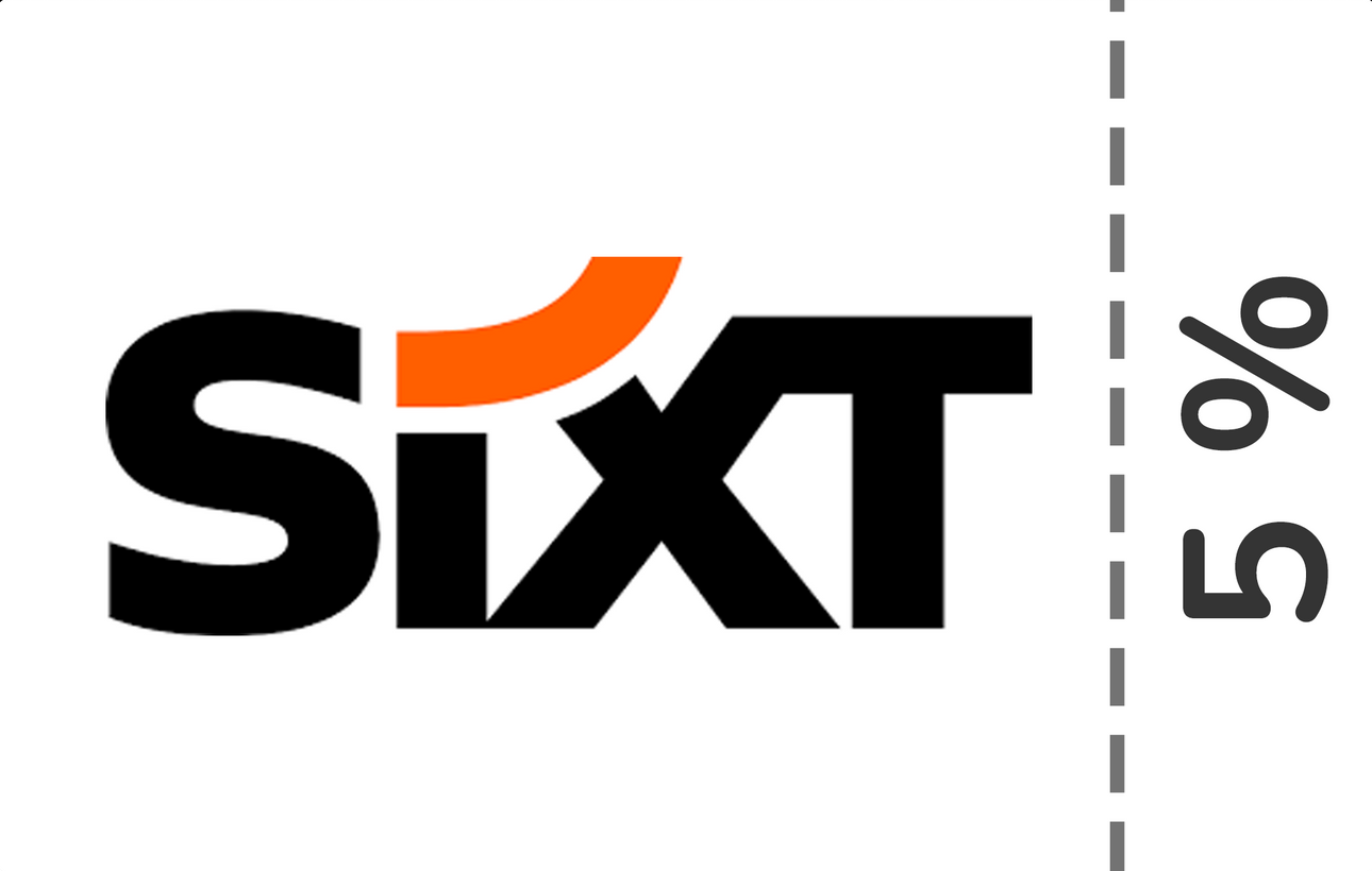 Ein Sixt Gutschein mit 5%