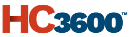 HC360 logo in red and blue on a white background
