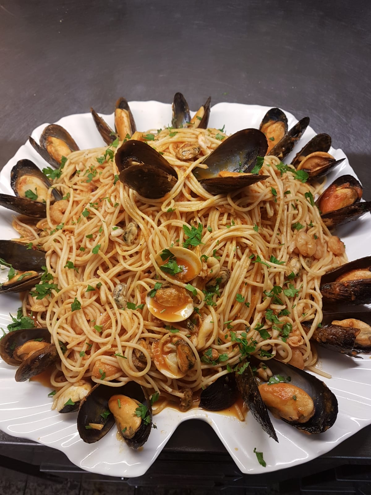 Pasta abholen, bestellen