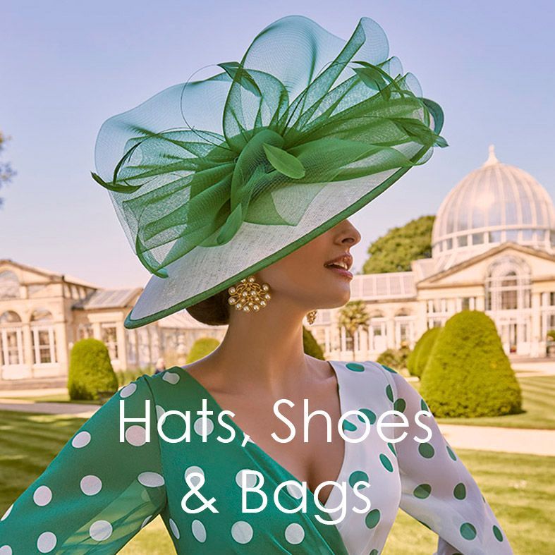 hats shoes and bags for special occasions and for the mother of the bride
