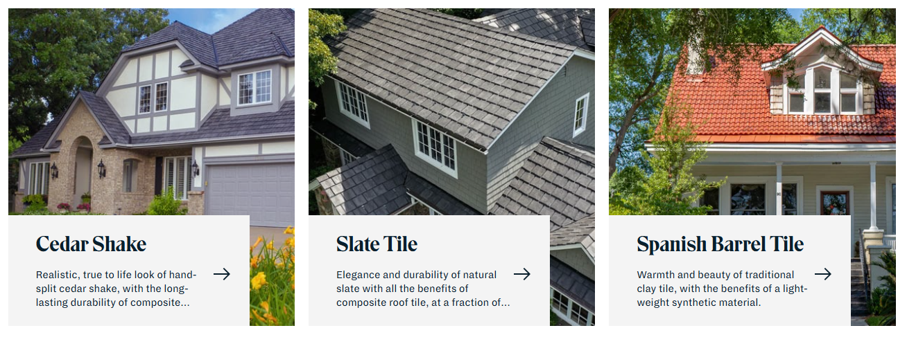 There are many different types of houses in this picture.