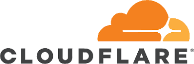 The logo for cloudflare is a cloud with a star in the middle.