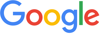 A colorful google logo on a white background