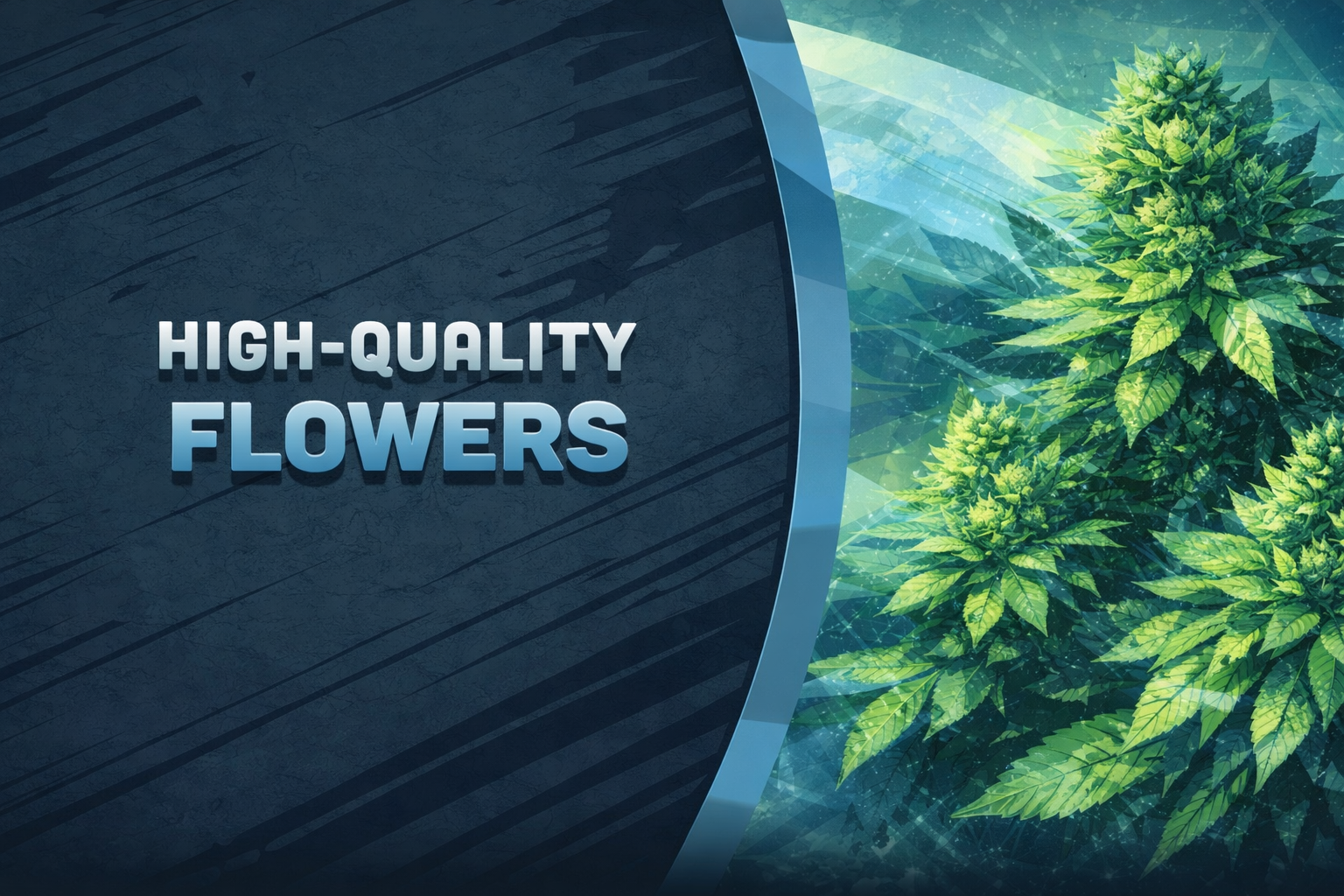 cannabis flower banner