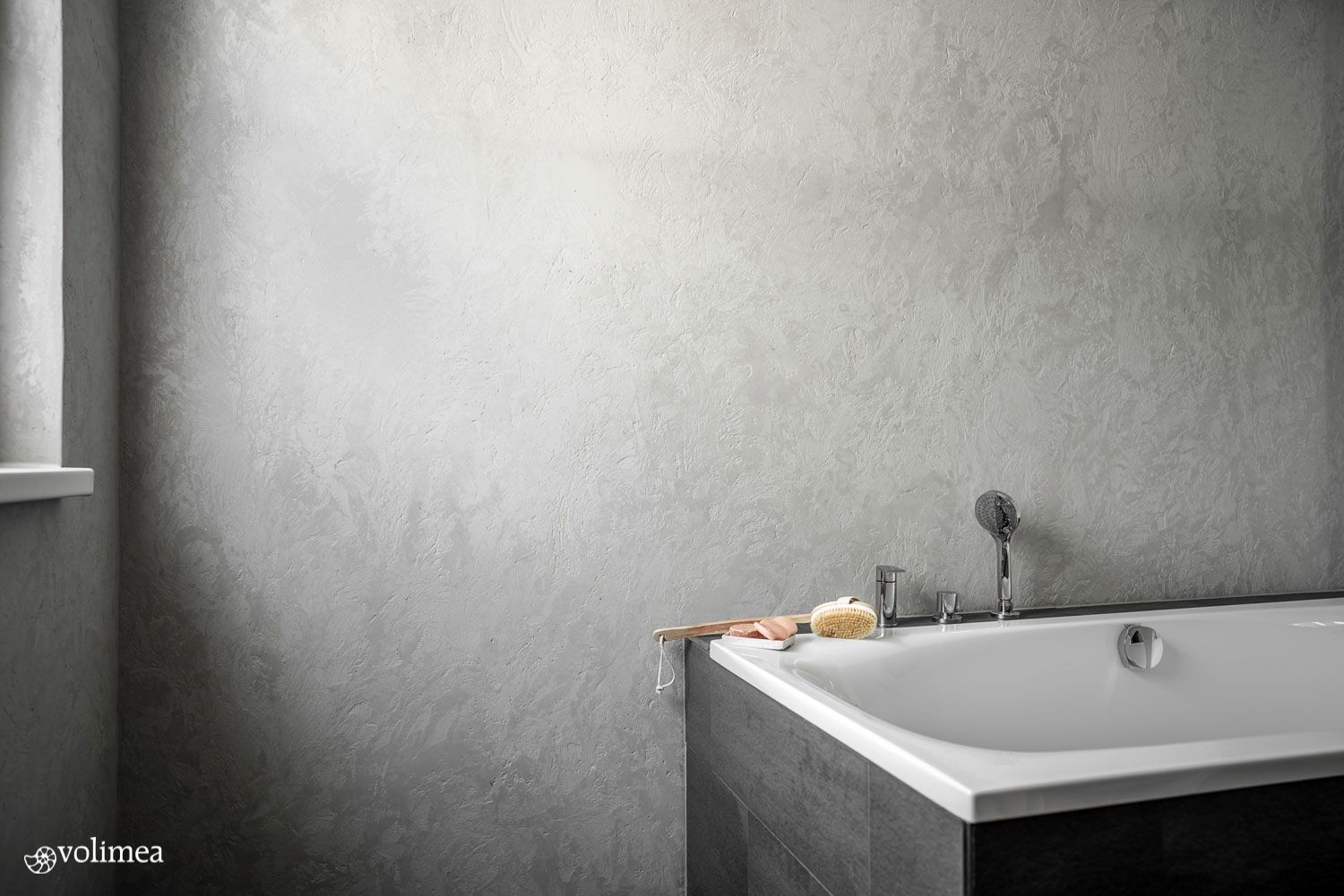 Wandgestaltung mit Betonoptik