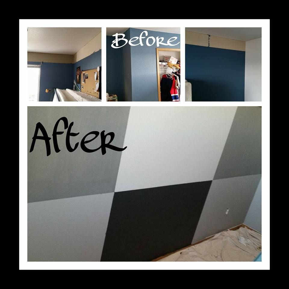 Wall Before and After — Fountain, CO — Heritage Painting, Inc.