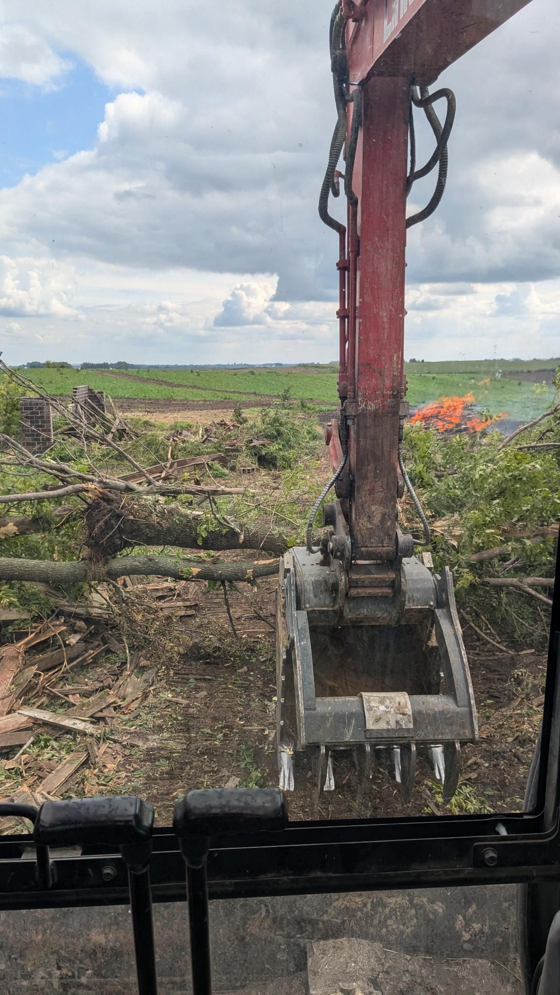 Land clearing, grading