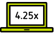 4.25% improvement