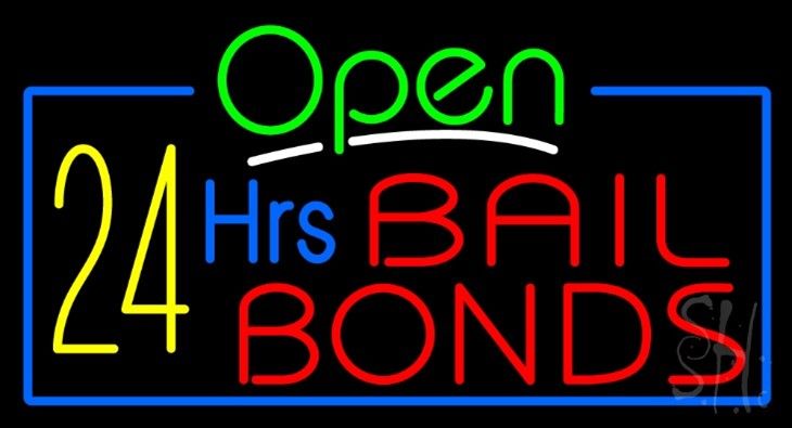A Neon Sign — Oklahoma — Rodney's Bail Bonds