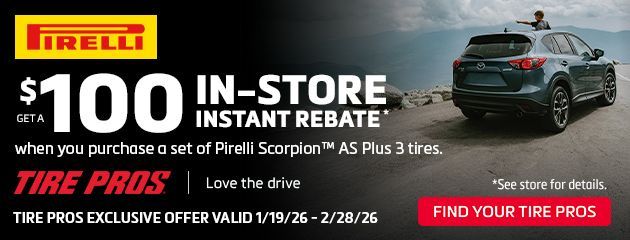 Pirelli Rebate | Westminster Automotive Tire Pros