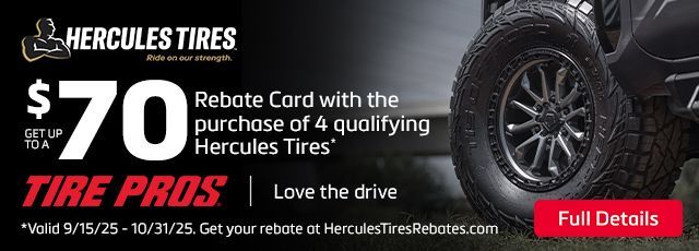 Hercules Tire | Westminster Automotive Tire Pros