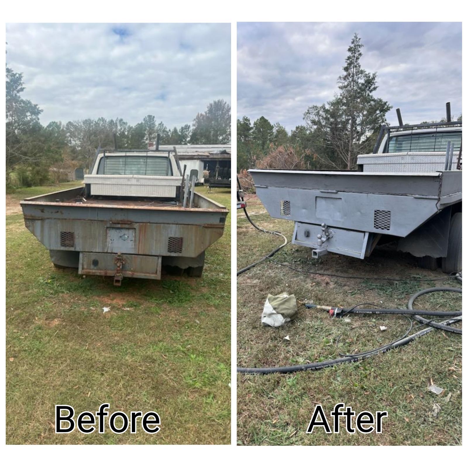 before and after of trailer