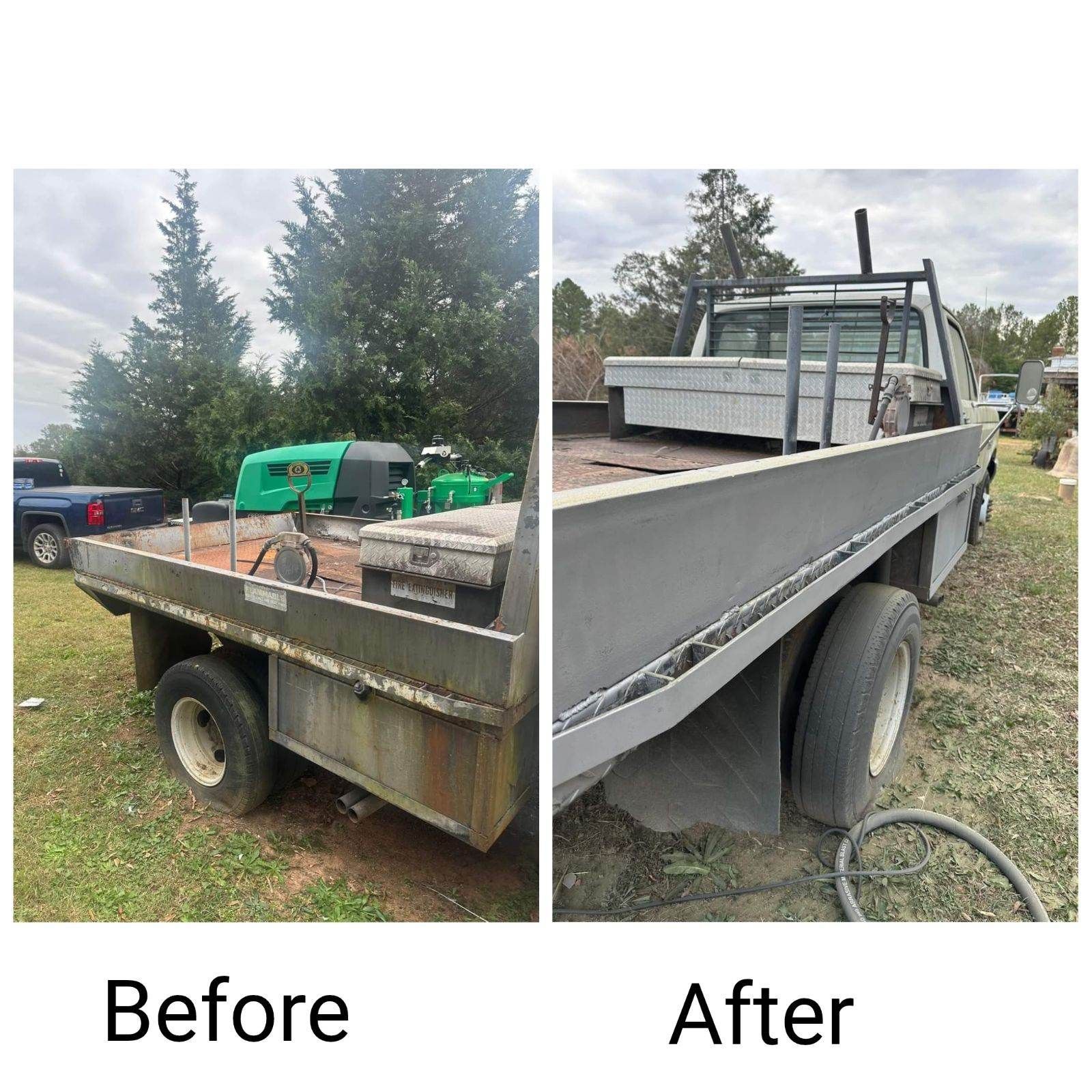 before and after of trailer