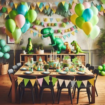 festa di compleanno bambino a tema dinosauri