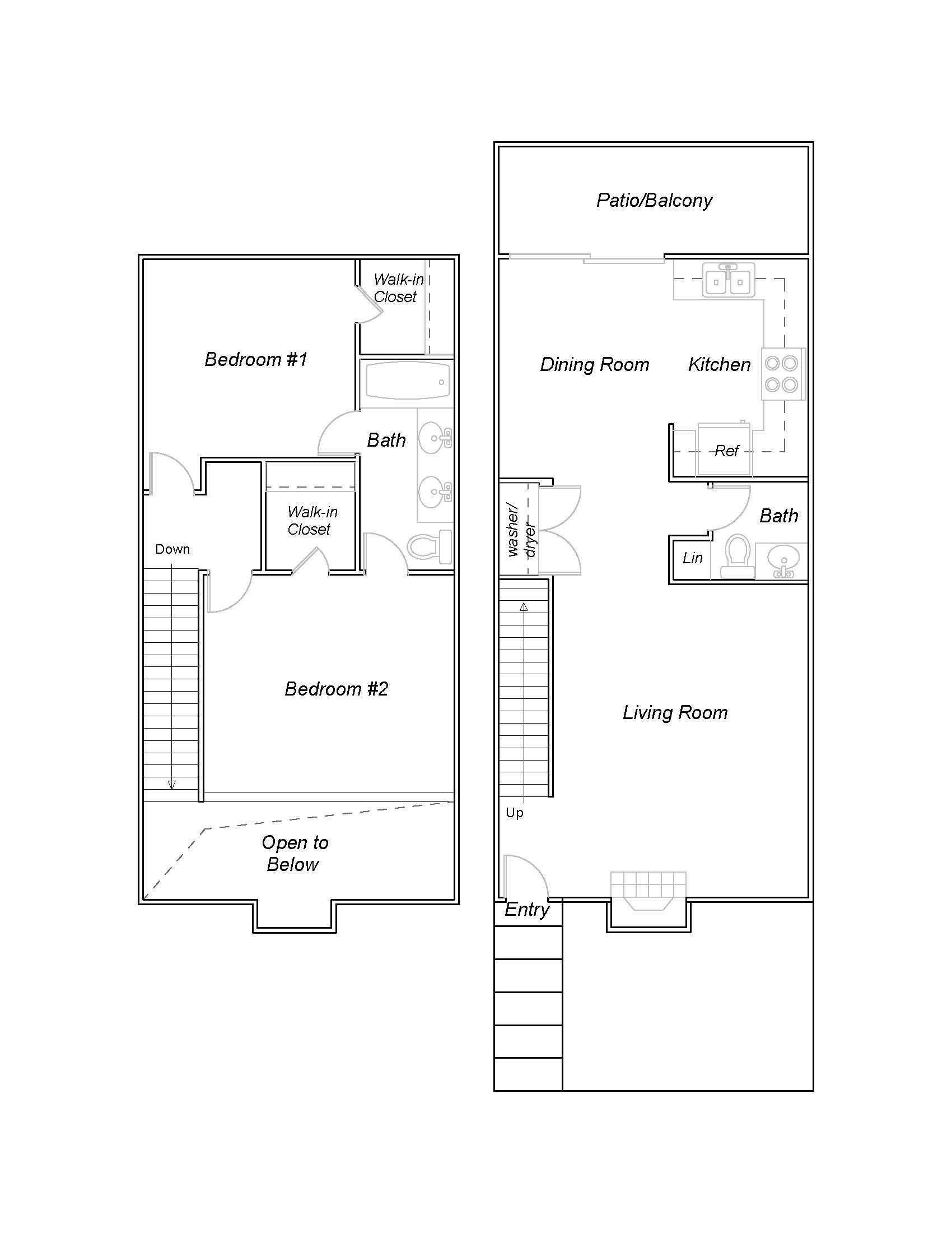 2 Bed | 1.5 Bed A