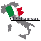 Una sagoma grigia dell'Italia con l'icona della bandiera italiana e la scritta