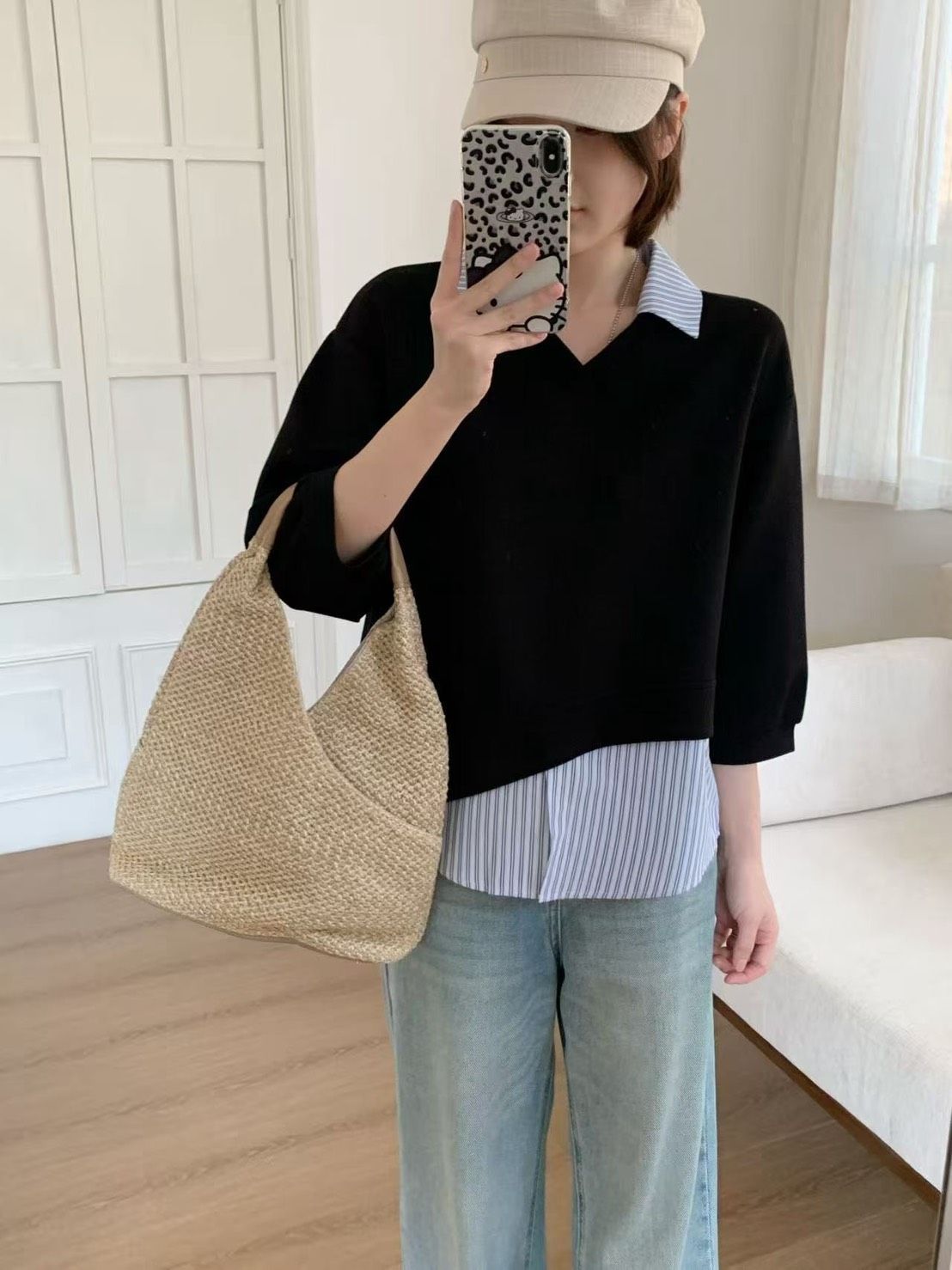 假兩件層次感造型上衣 (含運) | 一件免運