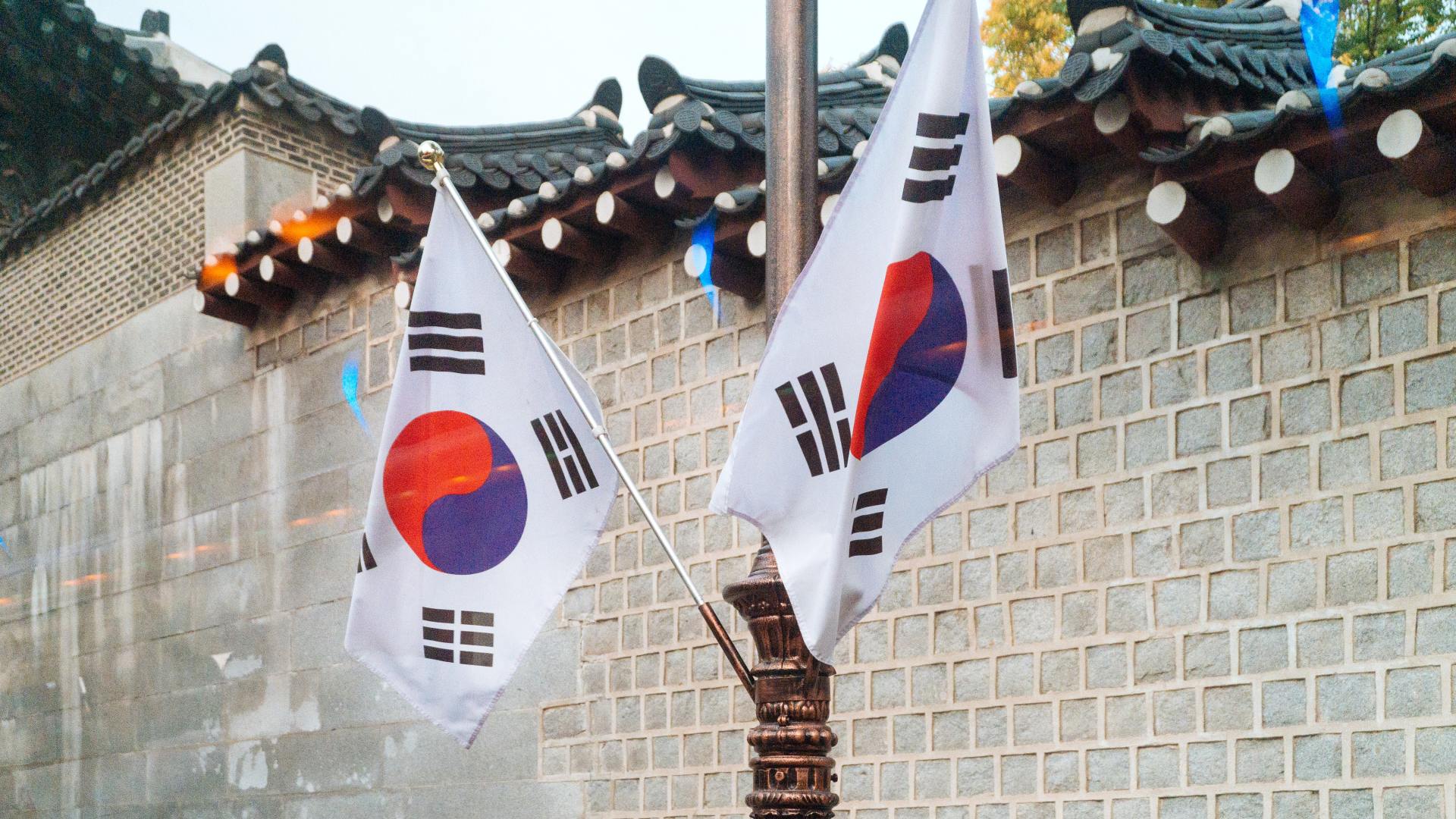 Flaggen Südkoreas