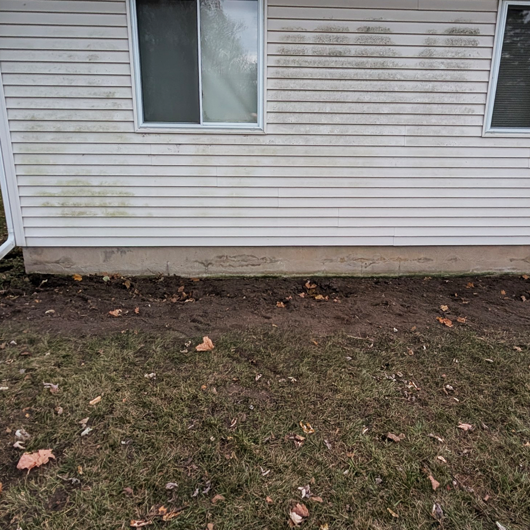 Landscaping project after 4