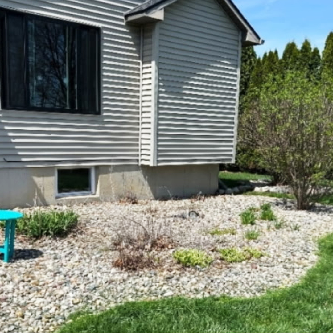 Landscaping project before 3