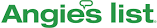 The word angie 's list is written in green on a white background.