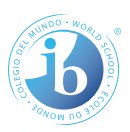 The logo for the association of ib world schools