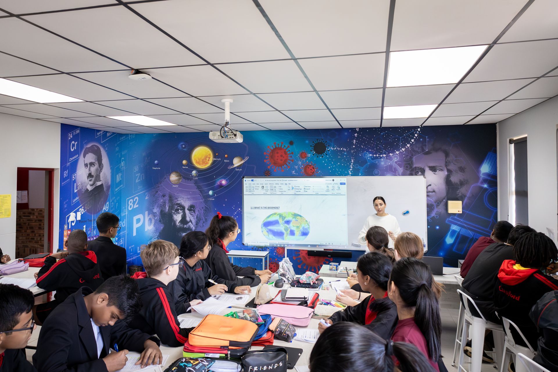 a model of the inside of a human body is sitting on a table .