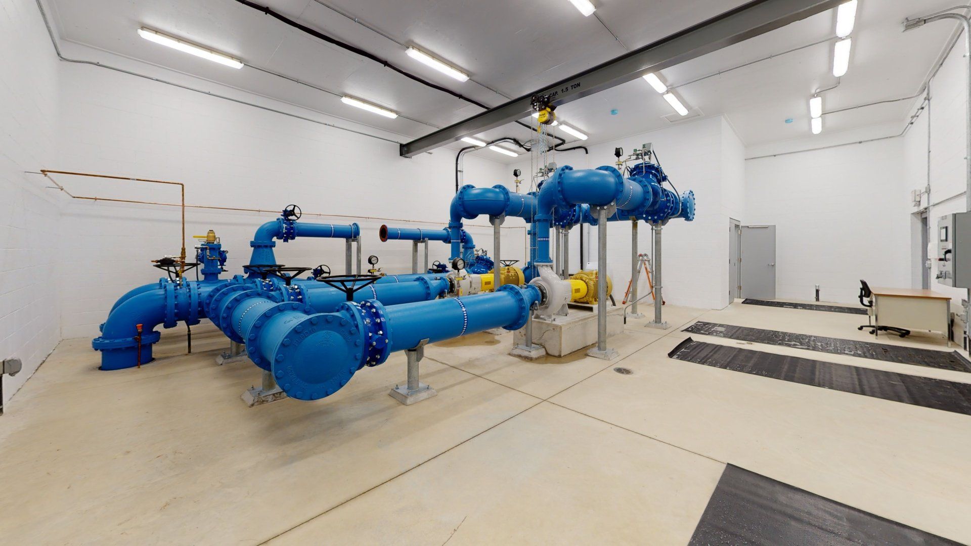 Derry Booster Pump Facility Interior