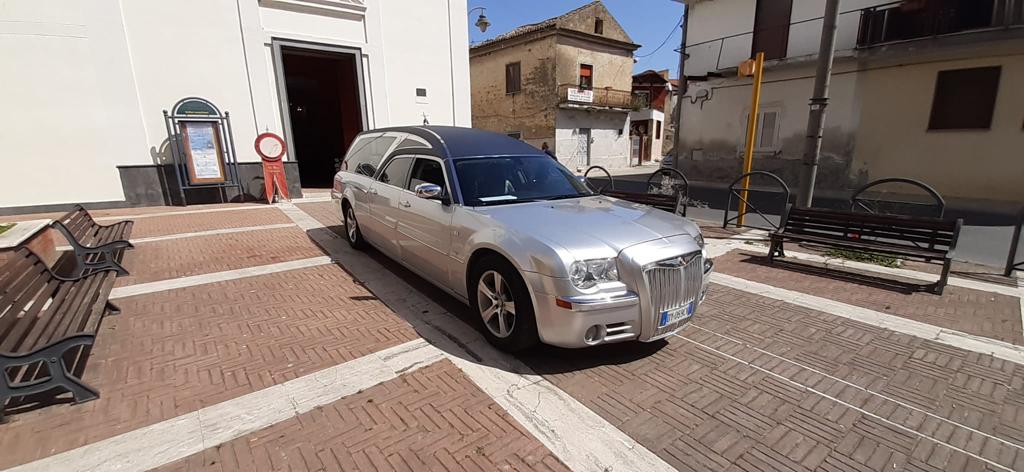 carro funebre argento