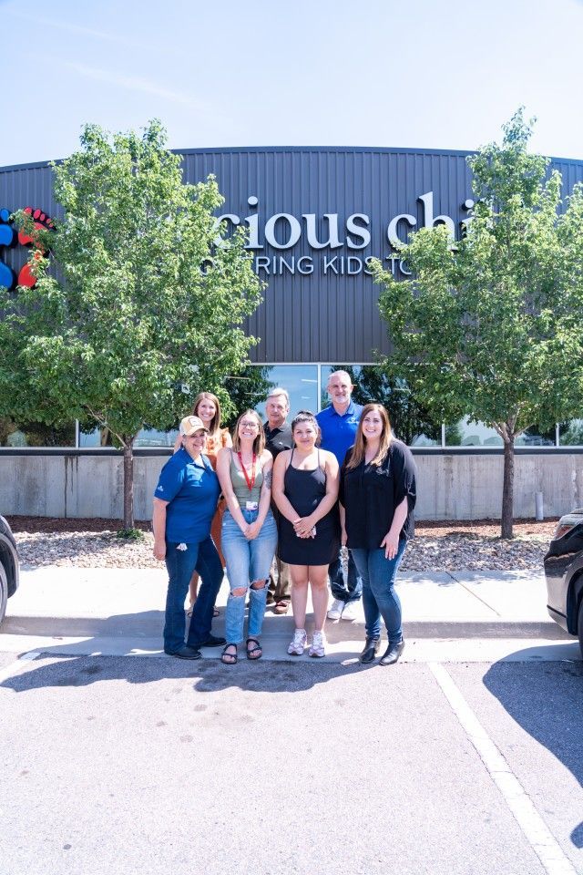 Group of people standing in front of the