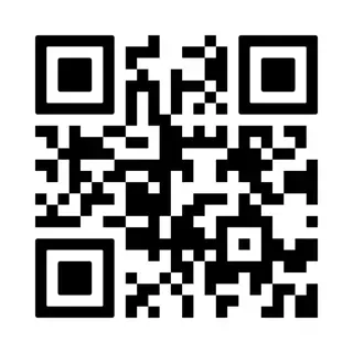QR code, black and white, containing data readable by a scanning device.