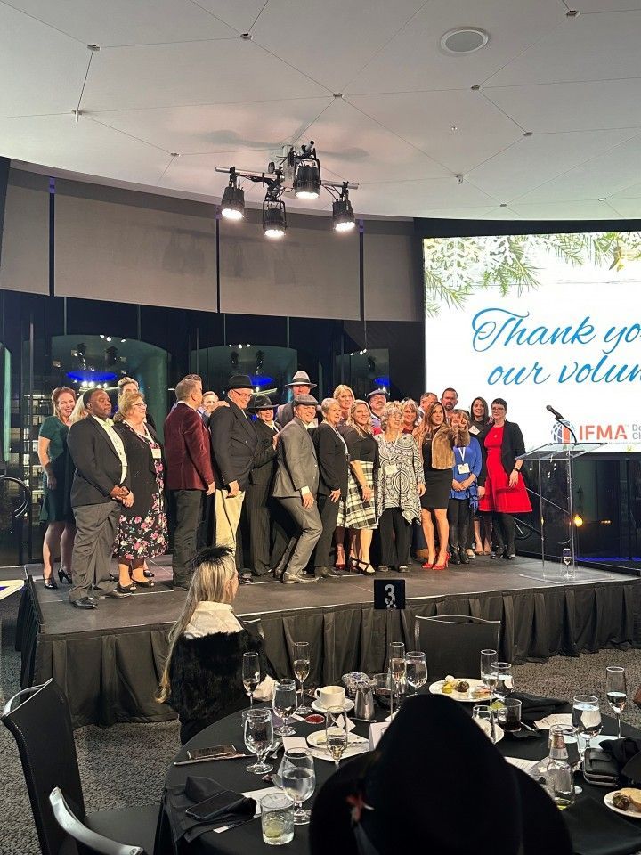 Group of people on stage, 