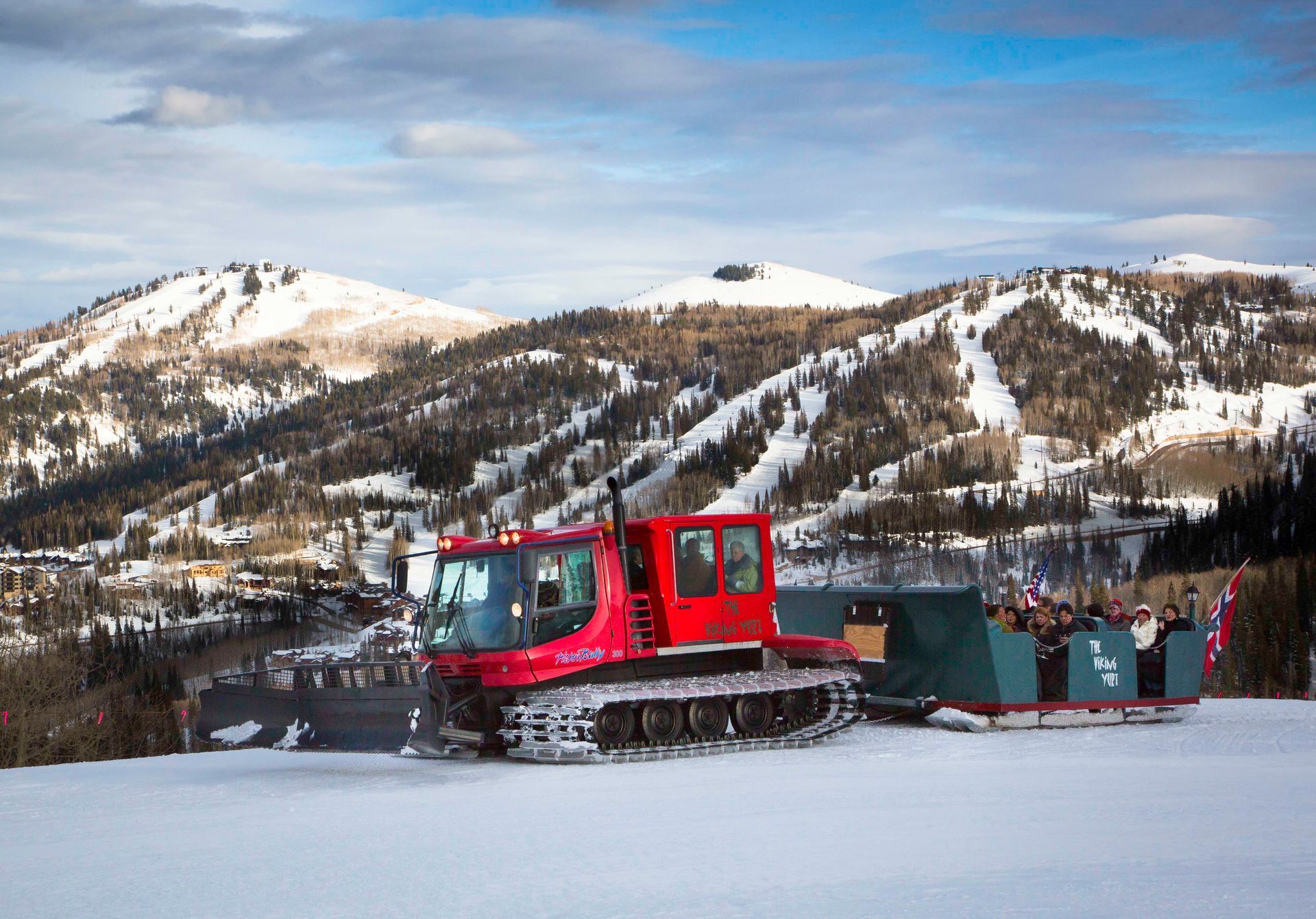 Sleigh on the moutain