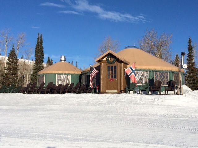 The yurt during the day