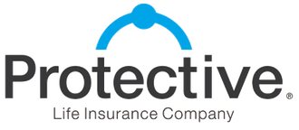 Protective Life Insurance Company logo: blue arch and dot above text, "Protective".