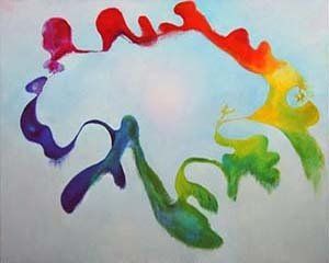 schilderij dementie gaten geheugen