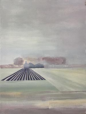 schilderij landschap Friesland Fryslân