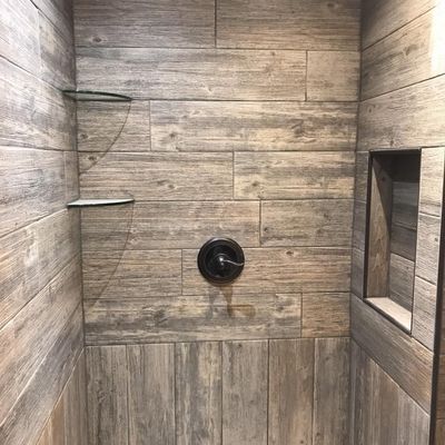 home renovations — Wood Look Bathroom in Frostburg, MD