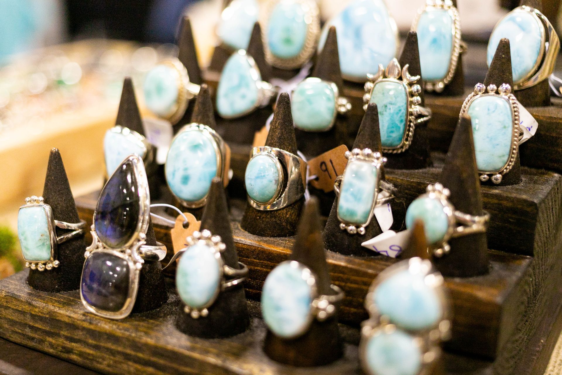 A tree with a bunch of necklaces hanging from it