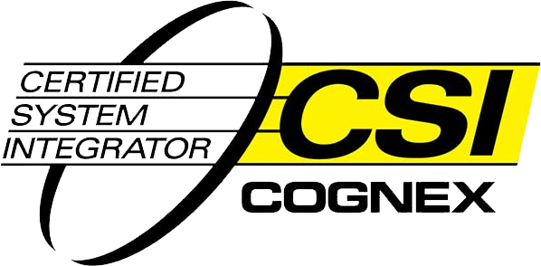 Logo for Cognex Certified System Integrator. Features 